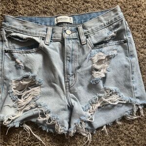 Abercrombie and Fitch mid rise boyfriend shorts